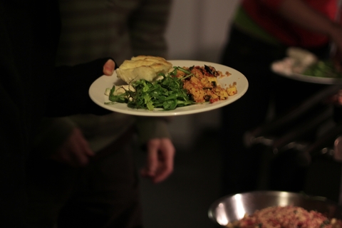 Plate of delicious food